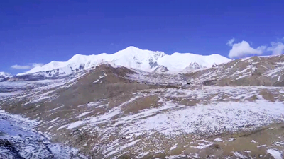 沿着黄河遇见海丨冬日阿尼玛卿雪山壮美巍峨